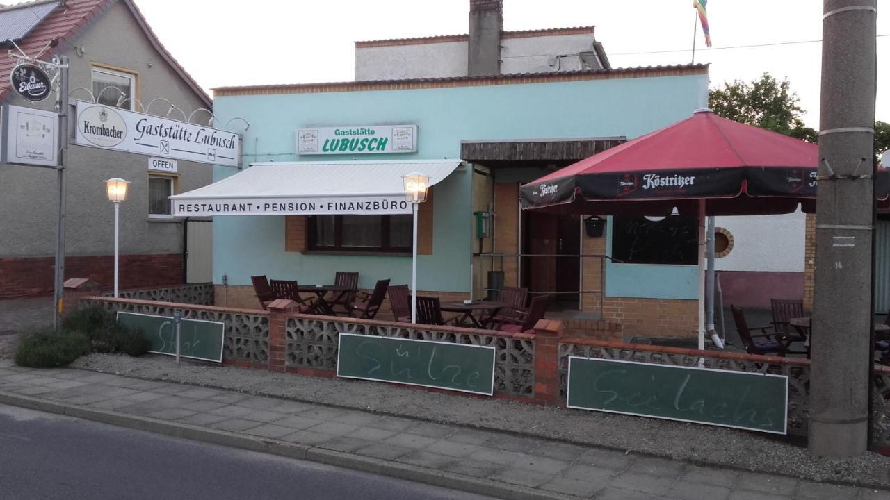 Restaurant Pension Lubusch Gahro Esterno foto